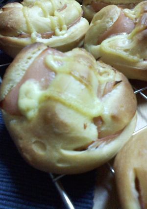 ハムパン-レシピのメイン写真