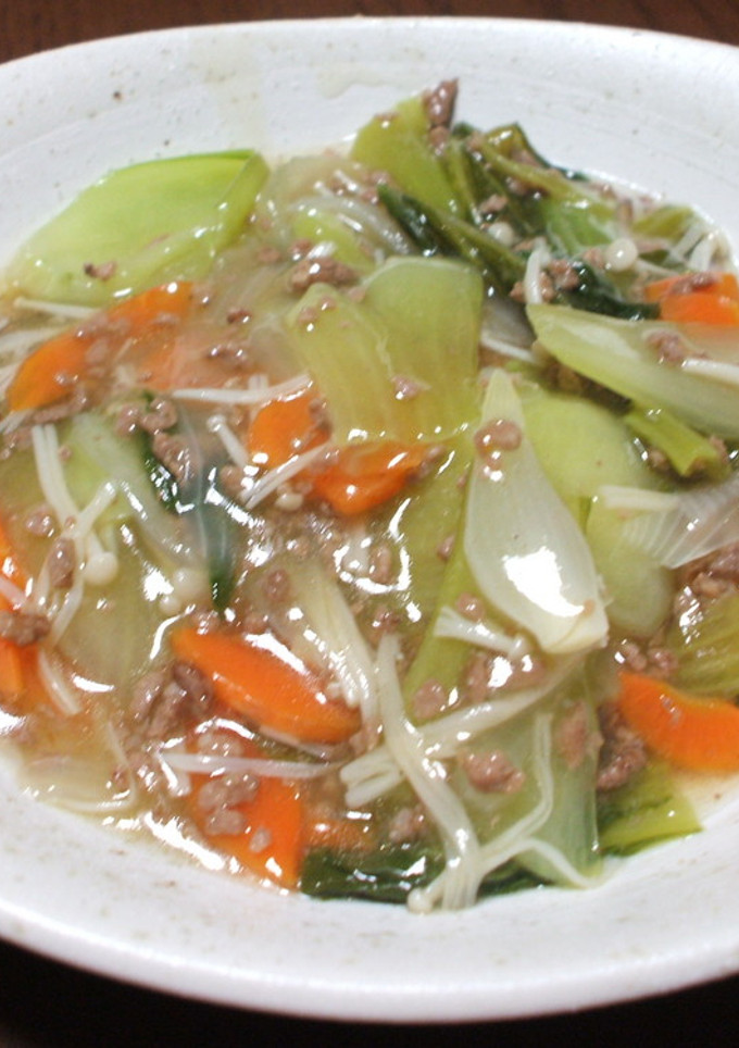青梗菜の中華風あんかけ-レシピのメイン写真
