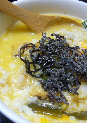 レンジで!お夜食に 昆布ぞうすい-レシピのメイン写真