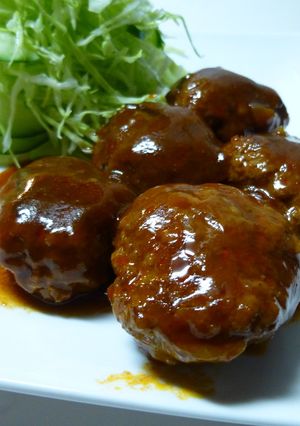 簡単でコクウマな煮込みハンバーグ-レシピのメイン写真