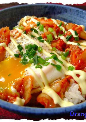 タルタル気分なキムチ目玉丼✿-レシピのメイン写真