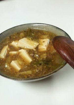 洋風☆マスタード風味の塩マーボー豆腐風☆-レシピのメイン写真