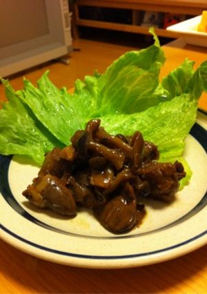 鶏もつ煮のレタス巻サラダ-レシピのメイン写真