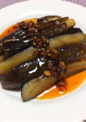 トロトロ焼き茄子☆食べるラー油がけ-レシピのメイン写真