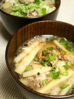 サバ缶の味噌汁~ダシいらずの満足魚汁~-レシピのメイン写真