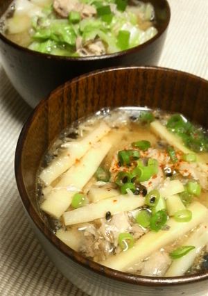 サバ缶の味噌汁～ダシいらずの満足魚汁～-レシピのメイン写真