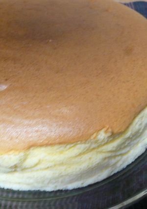 シュワシュワ～しっとりスフレチーズケーキ-レシピのメイン写真