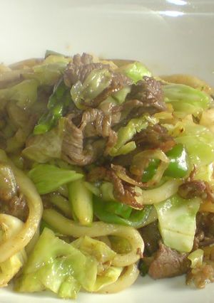 焼カレーうどん-レシピのメイン写真