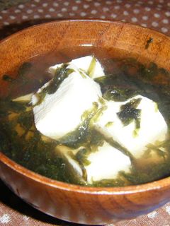 豆腐と海苔のお吸い物-レシピのメイン写真