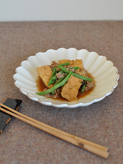 厚揚げと豚ミンチのたいたん(味噌風味)-レシピのメイン写真