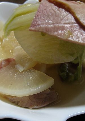 めちゃ簡単！大根・白菜・ベーコンの重ね煮-レシピのメイン写真