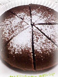 ホットケーキミックス×炊飯器チョコケーキ-レシピのメイン写真