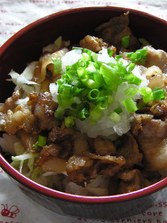 ポン酢でさっぱりとおろし豚丼♪-レシピのメイン写真