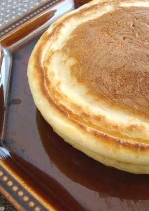 簡単ヘルシー♪ふわふわホットケーキ-レシピのメイン写真