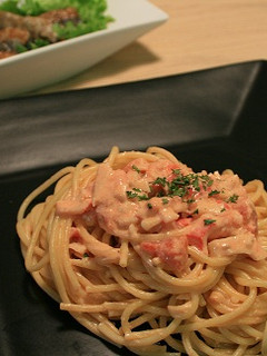 かにのトマトクリームパスタ-レシピのメイン写真