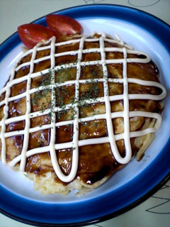 チーズがトロ~リ♡洋風お好み焼き♡-レシピのメイン写真
