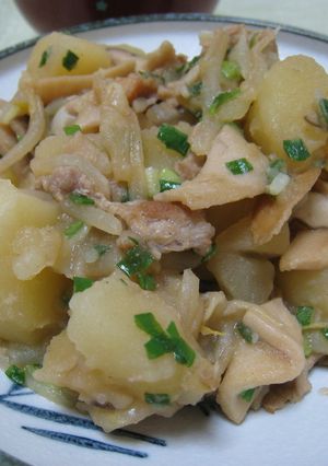 じゃがいもと豚肉のゆずポン煮-レシピのメイン写真