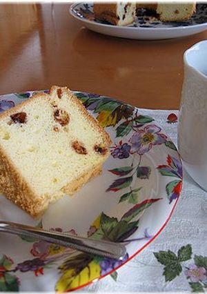 ふわふわシフォンケーキ　チョコチップ入り-レシピのメイン写真