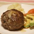 カマンベール入りハンバーグ
