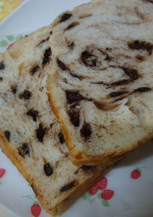 HB☆チョコチップ食パン♪早焼き☺-レシピのメイン写真