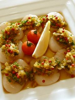 帆立のカルパッチョ♪香味ソース♪-レシピのメイン写真