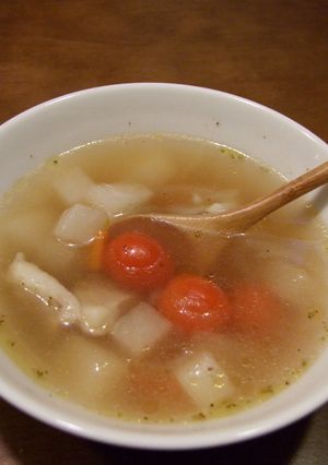 塩豚とトマトのころころ野菜スープ-レシピのメイン写真