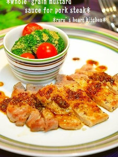 ✿豚肉のソテーマスタードソース✿-レシピのメイン写真