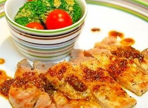 ✿豚肉のソテーマスタードソース✿-レシピのメイン写真