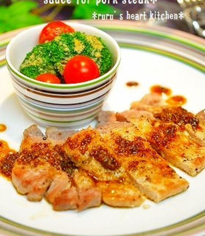 ✿豚肉のソテーマスタードソース✿-レシピのメイン写真