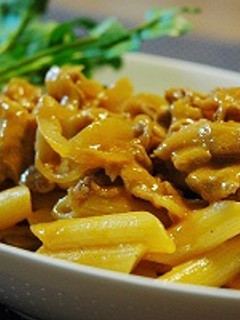 ポークストロガノフ風ペンネ♪-レシピのメイン写真