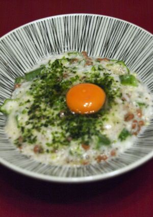 トロロっとしたオクラ納豆黄身和え-レシピのメイン写真