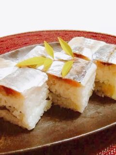 〆鯵の押し寿司♪-レシピのメイン写真