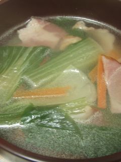 チンゲン菜の中華スープ-レシピのメイン写真