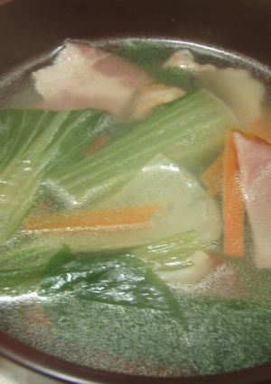 チンゲン菜の中華スープ-レシピのメイン写真