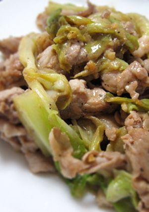 豚肉とキャベツのオイスターマヨネーズ炒め-レシピのメイン写真
