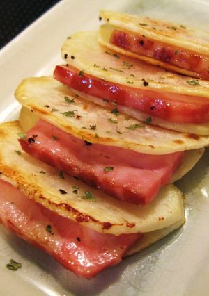 じゃがいもとベーコンのハサミ焼き♪-レシピのメイン写真