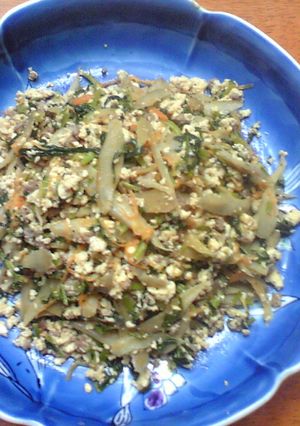 炒り豆腐-レシピのメイン写真