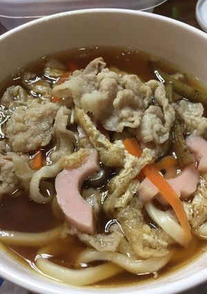 ごぼうの旨味抜群・肉うどん-レシピのメイン写真