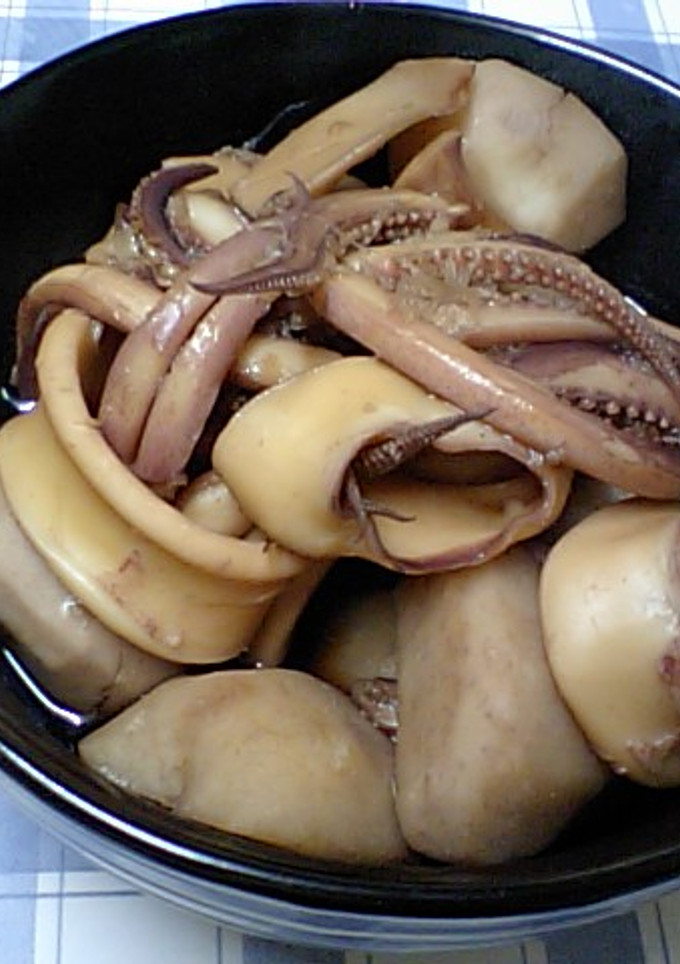 里芋といかの煮物-レシピのメイン写真