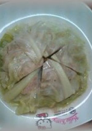 豚肉とキャベツのミルフィーユ風蒸し煮-レシピのメイン写真
