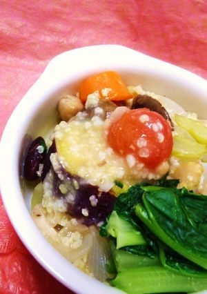 もちきびと野菜のほっこり蒸し煮-レシピのメイン写真