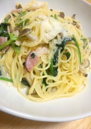 クリームチーズでこってりパスタ♪-レシピのメイン写真