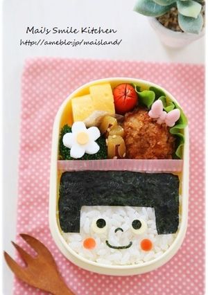 簡単♪おかっぱの女の子＊キャラ弁-レシピのメイン写真