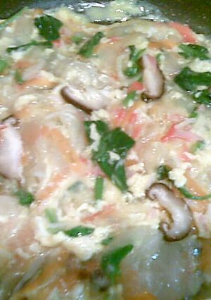 野菜たっぷりカニ玉風丼ぶり♪-レシピのメイン写真