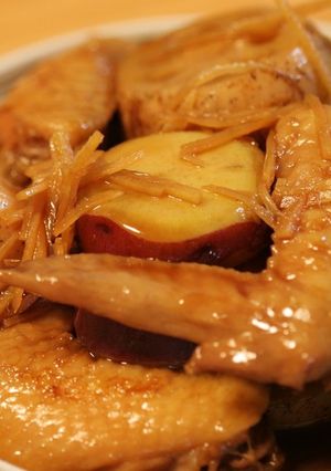 鶏と根菜の、甘辛生姜煮-レシピのメイン写真
