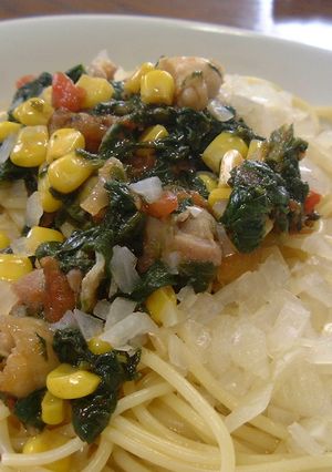 カラフル野菜のスープスパゲッティー★゛-レシピのメイン写真