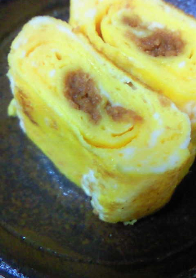 お弁当用鶏そぼろの卵焼き-レシピのメイン写真