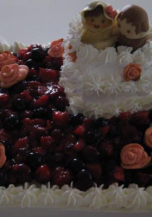 wedding cake-レシピのメイン写真