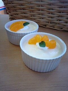 ~*みかんの缶詰でヨーグルトムース*~-レシピのメイン写真