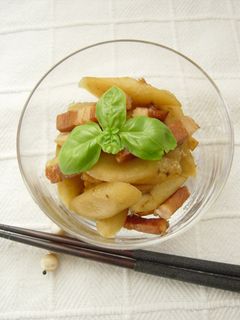 ごぼう&ベーコンのバルサミコ炒め煮-レシピのメイン写真
